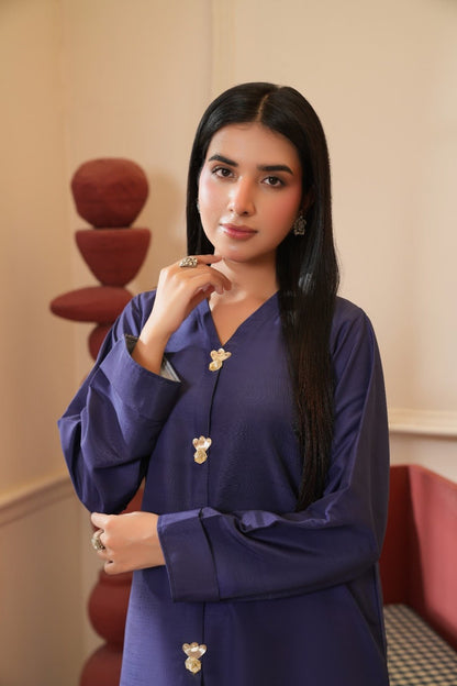 Rameen - Crepe Grip Paisley Printed Palazzo Set - Mizaaz